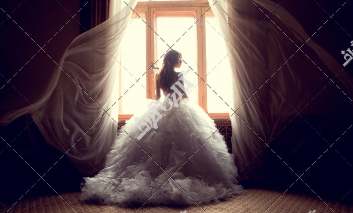 مدل و ژست عکاسی لباس عروس