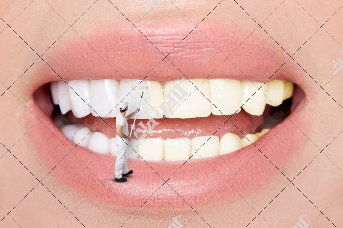 عکس دندان های سفید جهت تبلیغات دندانپزشکی