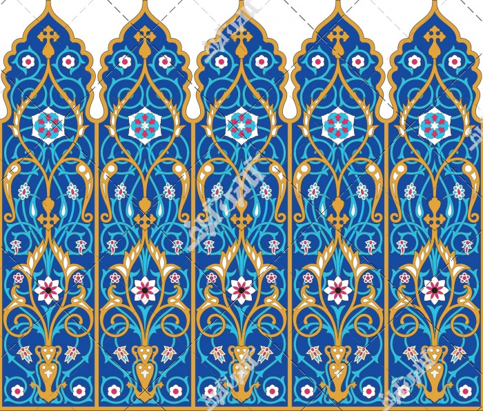 وکتور الگو های تزئینی ایرانی و اسلامی