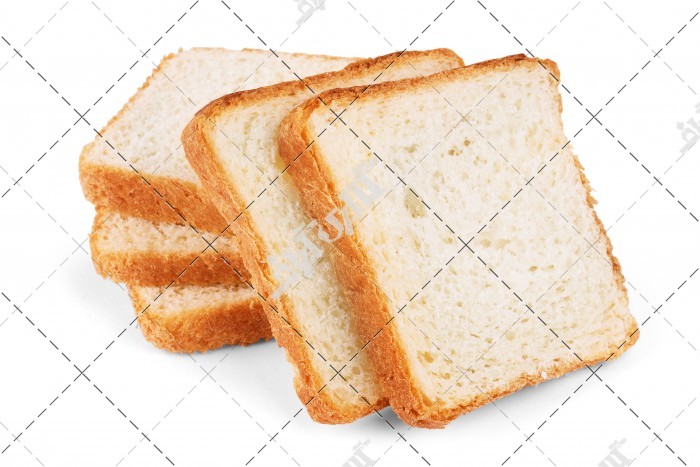 عکس نان تست در بک گراند سفید
