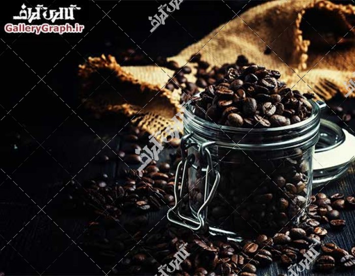 تصویر باکیفیت قهوه، دانه های قهوه 1