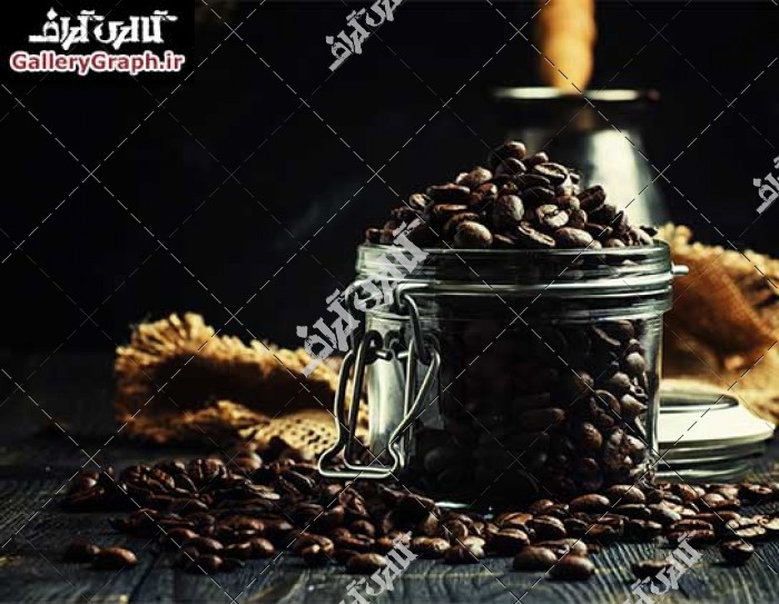 تصویر باکیفیت قهوه، دانه های قهوه 3