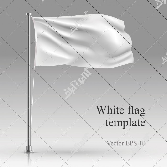 وکتور نمونه پرچم سفید