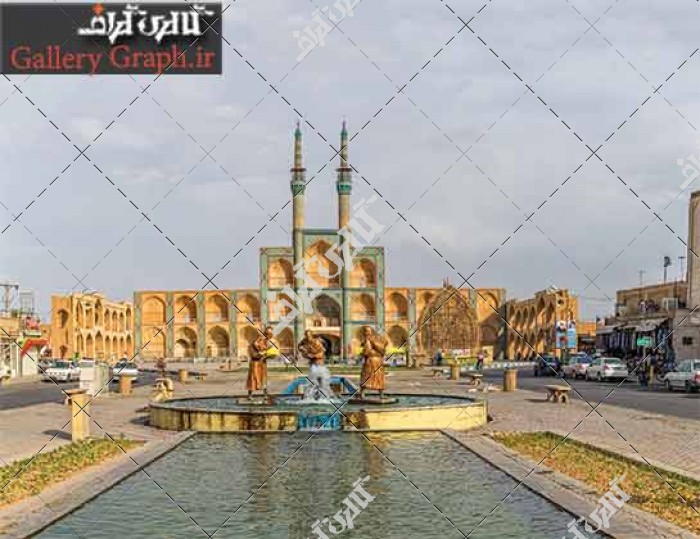 تصویر مسجد یا تکیه امیر چخماق در یزد