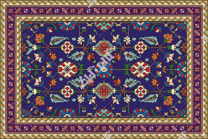 تصویر باکیفیت گلیم فرش قدیمی ایرانی