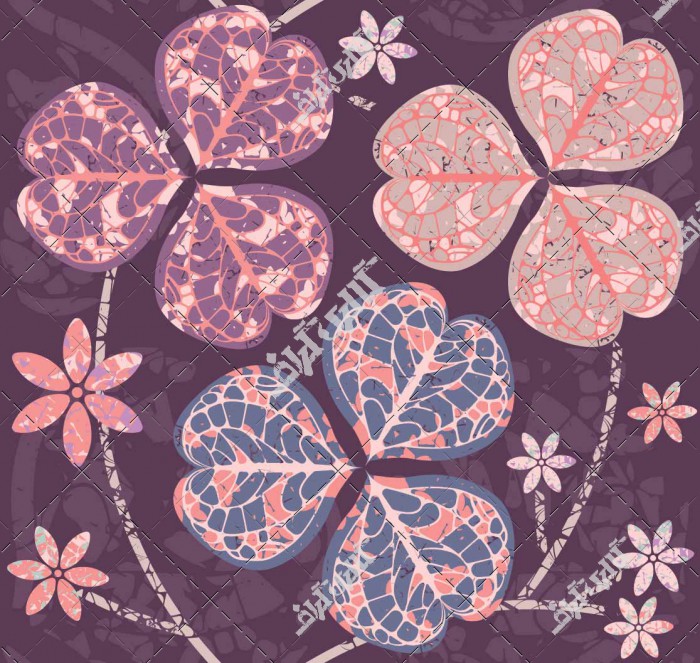 وکتور الگوی طراحی برای روسری با طرح گل