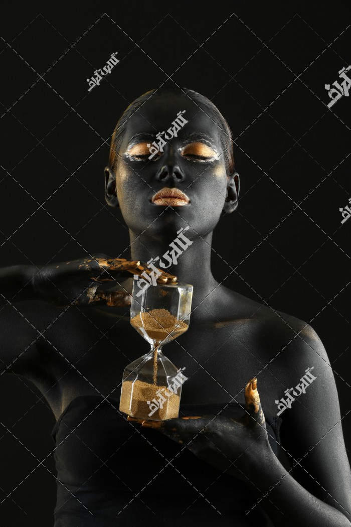 مدل پرتره زن سیاه