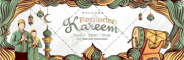 بنر تبریک ماه مبارک رمضان کریم