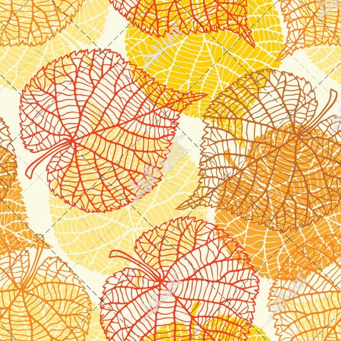 طرح پوستر برگ زرد پاییز درخت