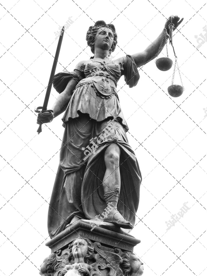 تصویر مجسمه عدالت نماد قانون