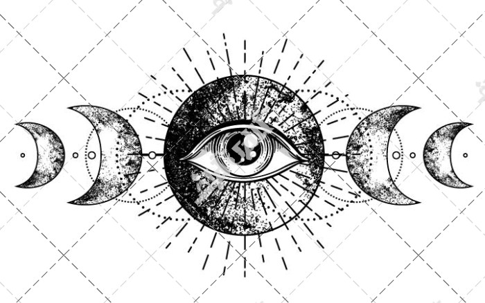 ایده تتو چشم سوم