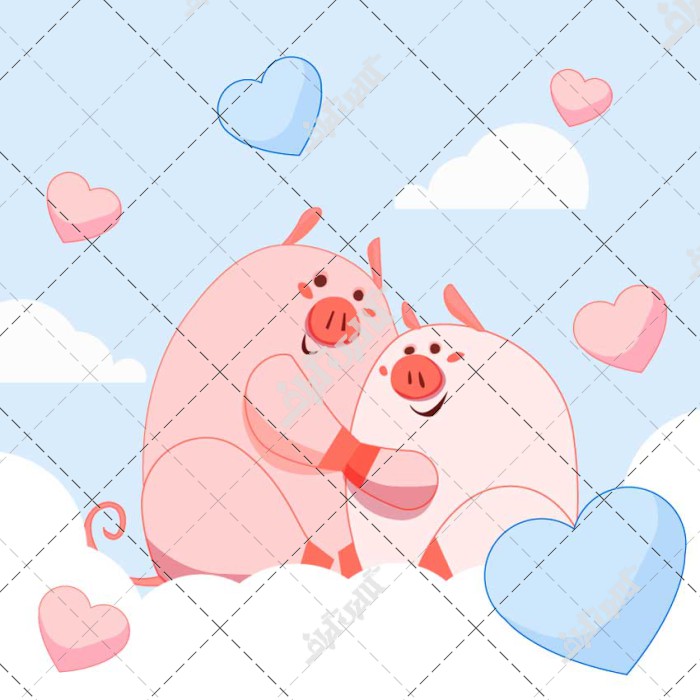 خوک عاشق شخصیت کارتونی