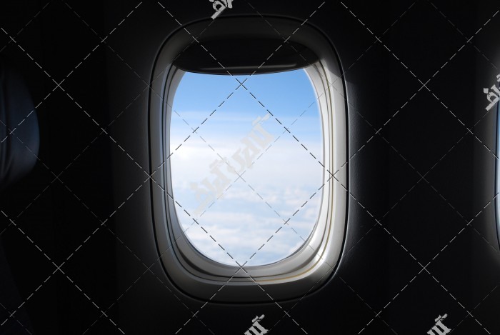 تصویر پنجره هواپیما از داخل