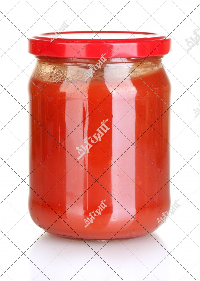 تصویر باکیفیت شیشه رب گوجه فرنگی