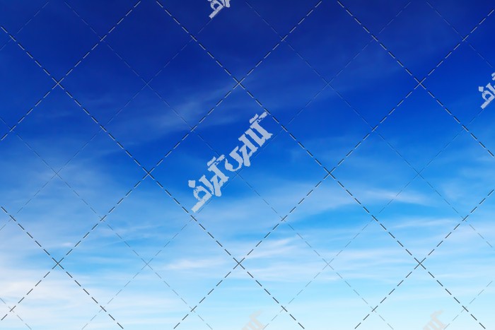 تصویر باکیفیت آسمان آبی و ابر