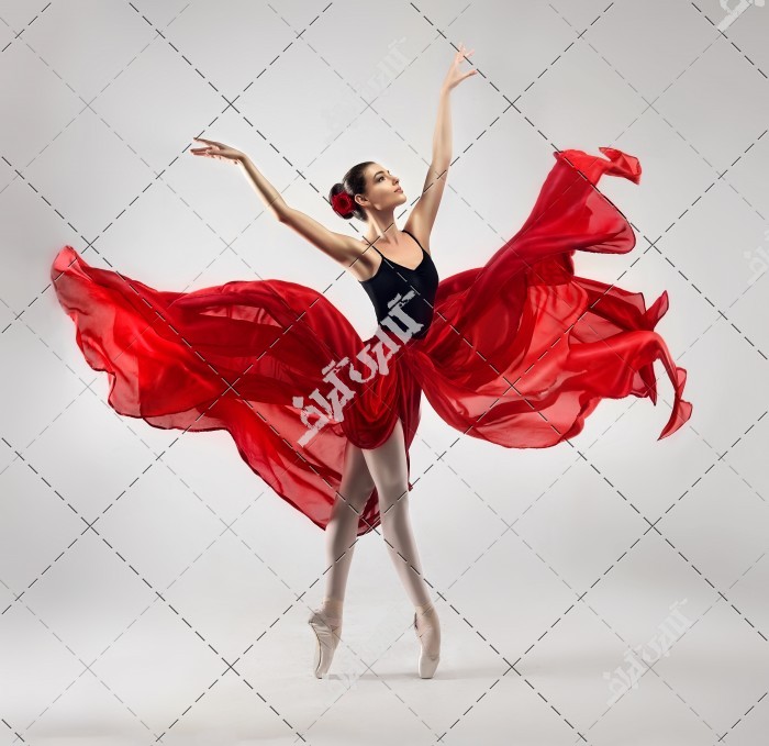 تصویر بالرین رقصنده باله زن