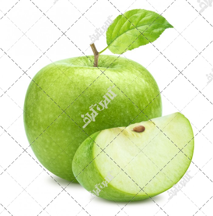 دانلود تصویر استوک با کیفیت یک سیب سبز