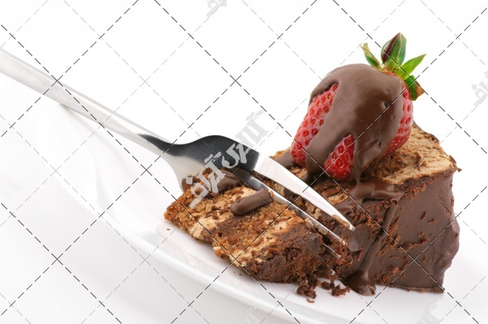 دانلود تصویر استوک با کیفیت برش کیک شکلاتی