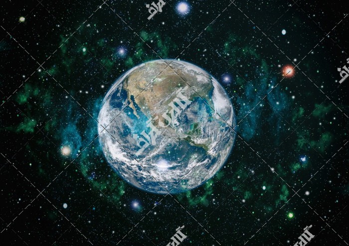 دانلود تصویر استوک با کیفیت زمین در فضا