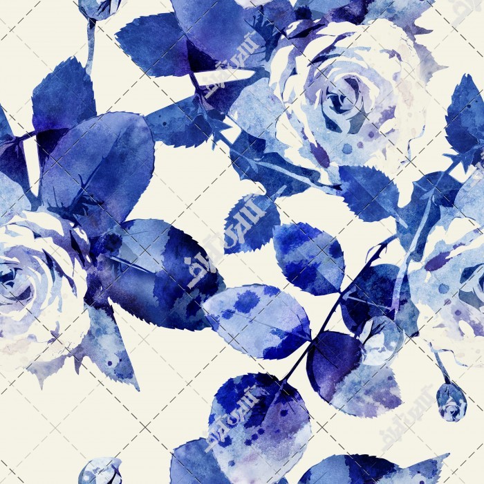تصویر باکیفیت گل رز آبی