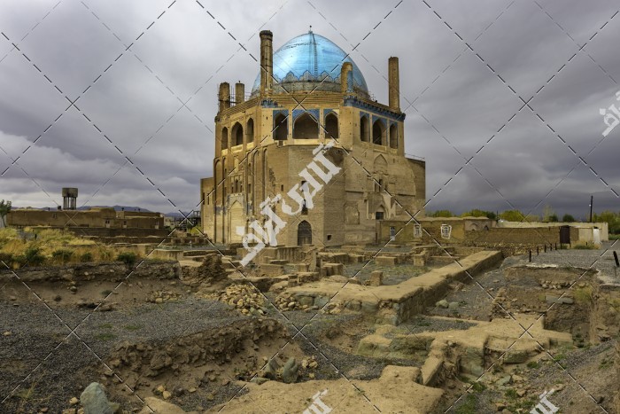 تصویر باکیفیت از گنبد سلطانیه زنجان