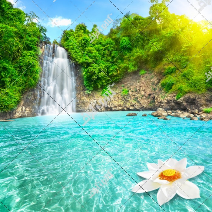 دانلود تصویر با کیفیت آبشار ویتنام