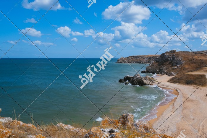 دانلود تصویر با کیفیت ساحل Azov دریای کریمه
