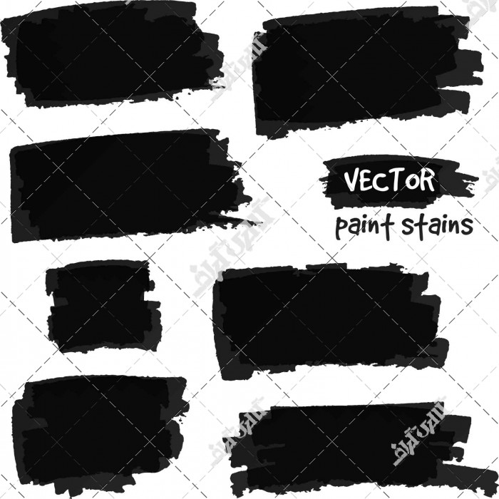 دانلود وکتور با طرح نقاشی سیاه