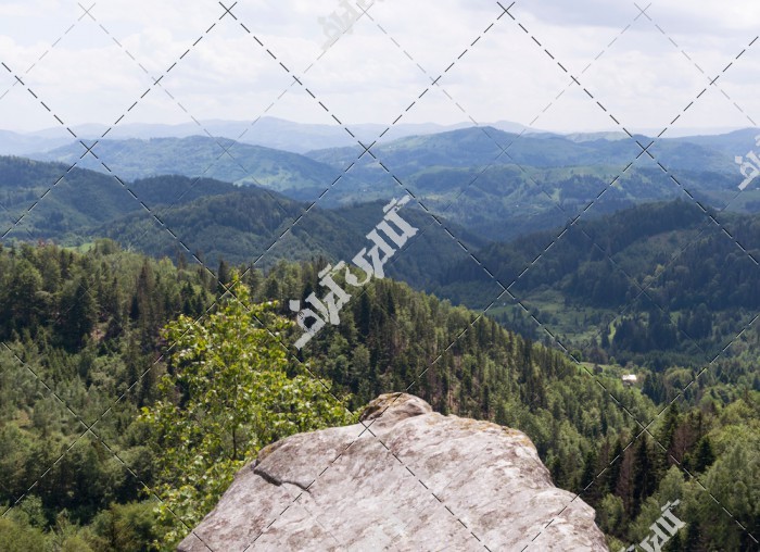 دانلود تصویر با کیفیت منظره کوهستانی