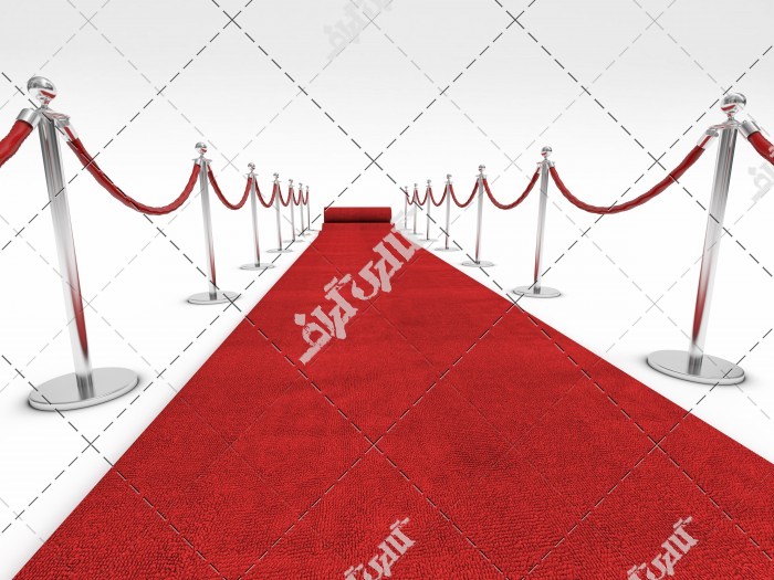 تصویر باکیفیت فرش قرمز