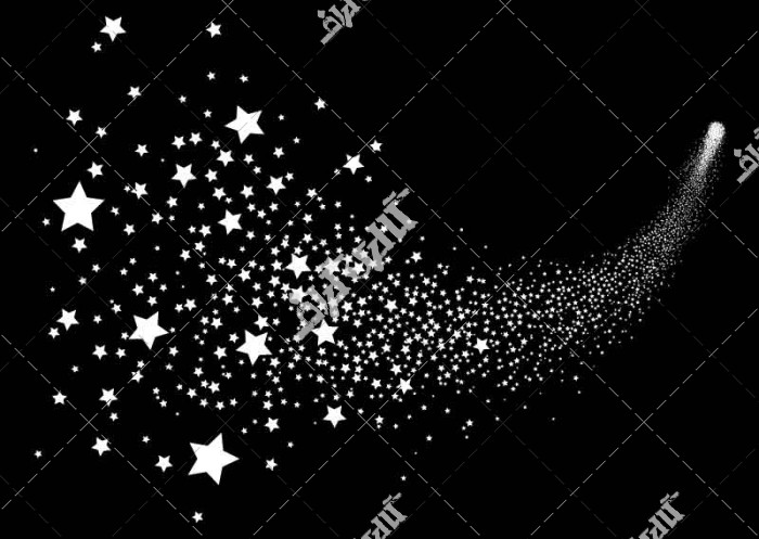 دانلود طرح وکتور ستاره دنباله دار
