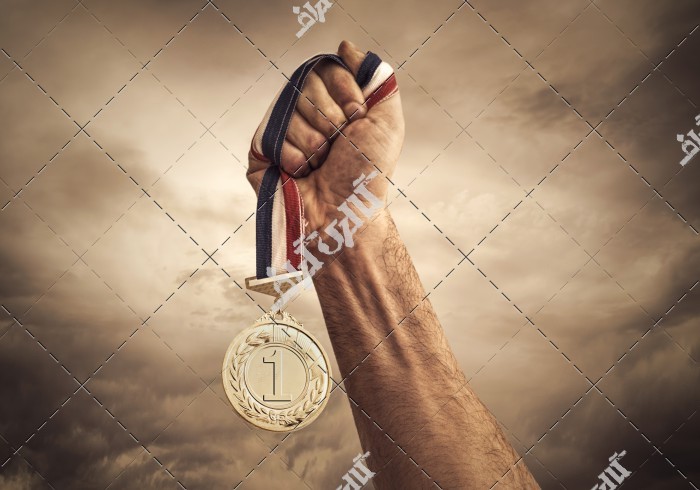 دانلود تصویر با کیفیت مدال طلای ورزشی