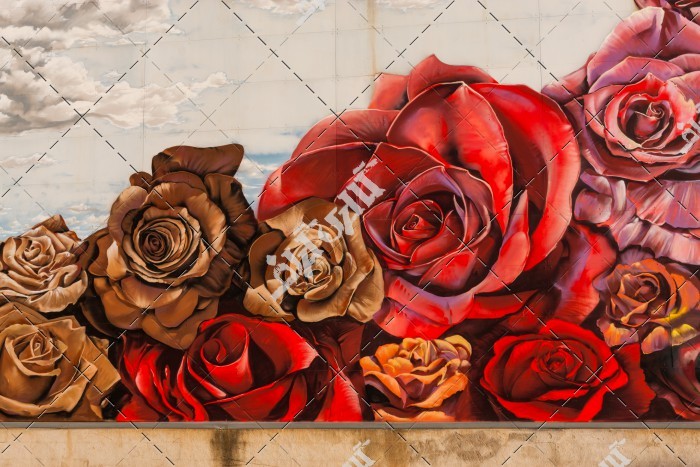 دانلود تصویر با کیفیت طراحی گل های رز قرمز
