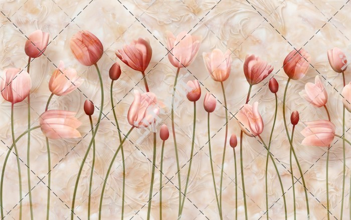 دانلود تصویر با کیفیت کاغذ دیواری گل های لاله