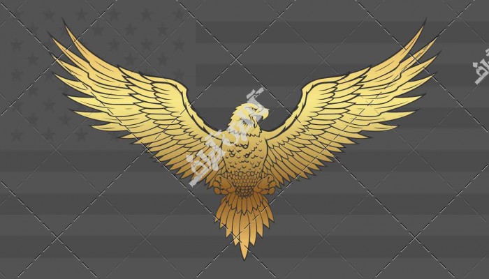 دانلود وکتور تاتو با طرح عقاب طلایی