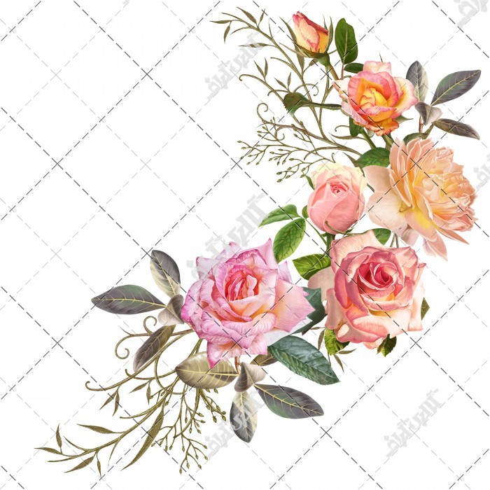دانلود تصویر با کیفیت دسته گل تزئین شده