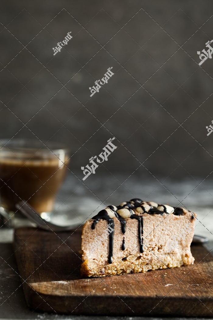 کیک شکلاتی با قهوه