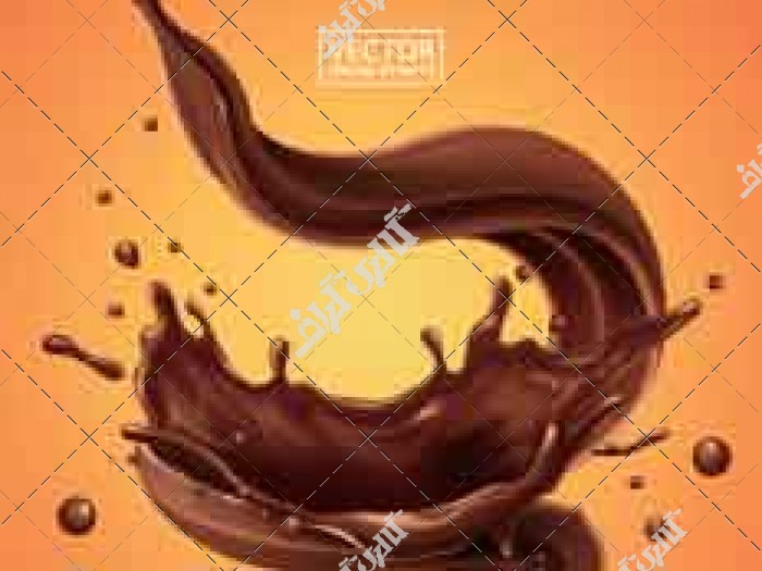 وکتور طرح جلد تبلیغاتی شکلات