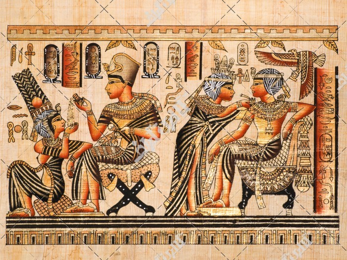 عکس نقاشی زوج های مصر باستان