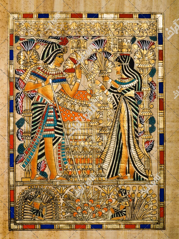 عکس نقاشی قدیمی از مصر باستان