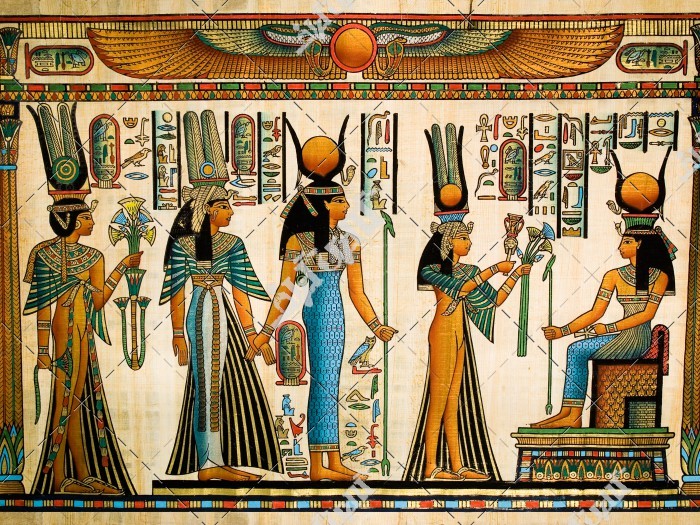عکس نقاشی از مصریان باستان