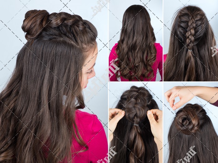 آموزش مو های دخترانه در آرایشگاه زنانه