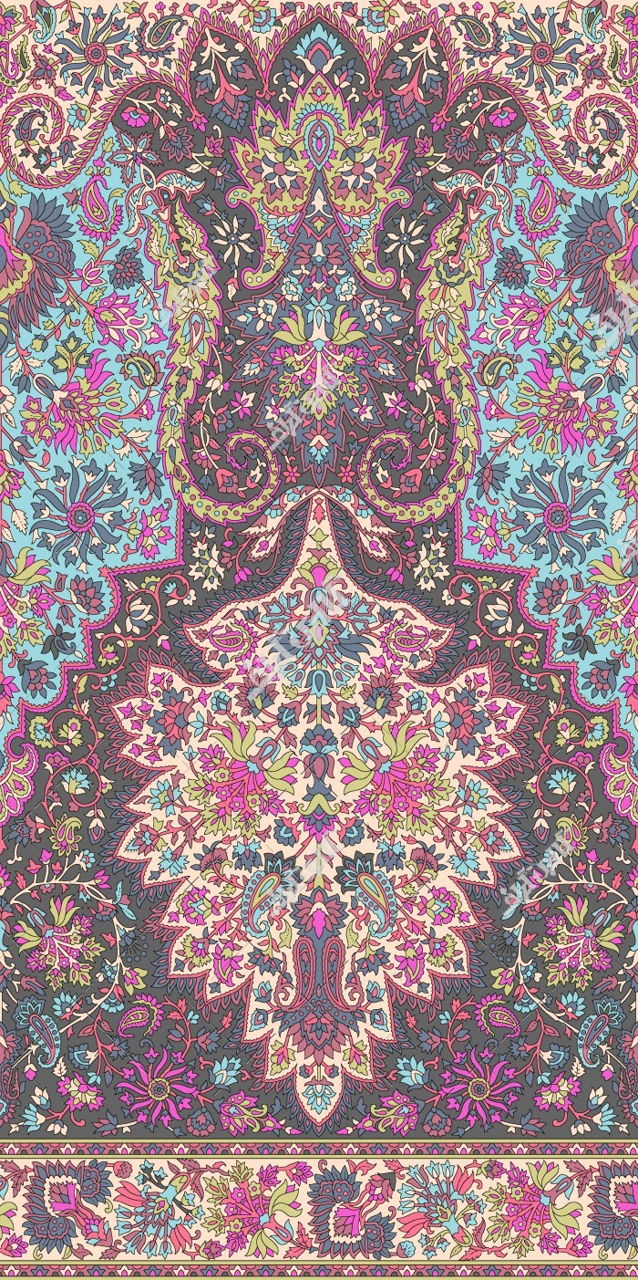 عکس طرح فرش ایرانی