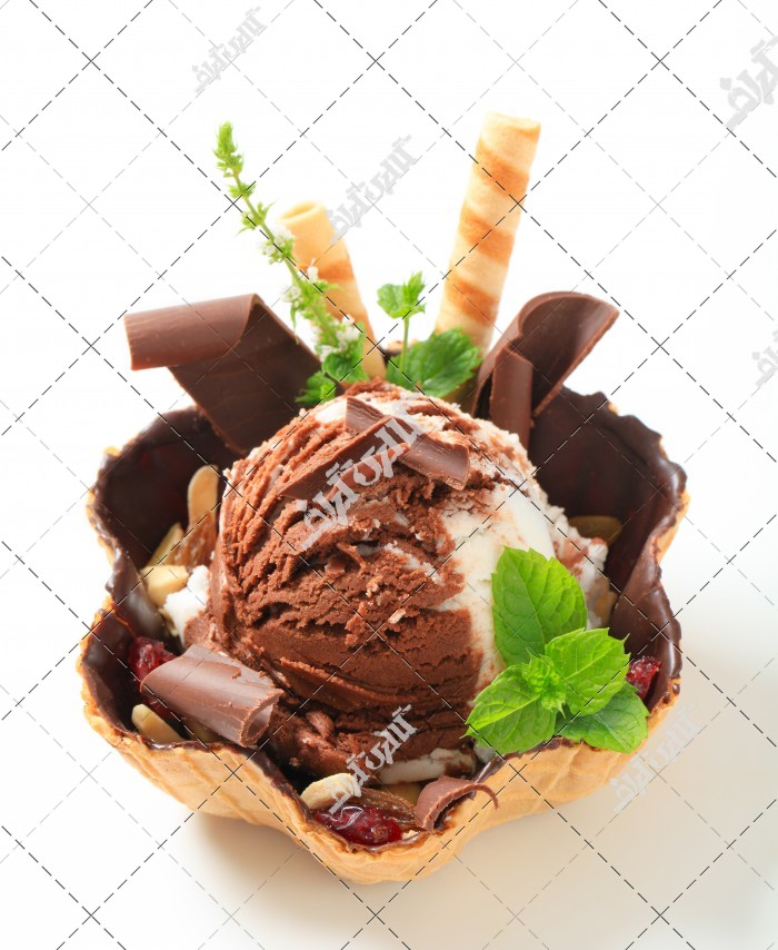 عکس بستنی شکلاتی و وانیلی